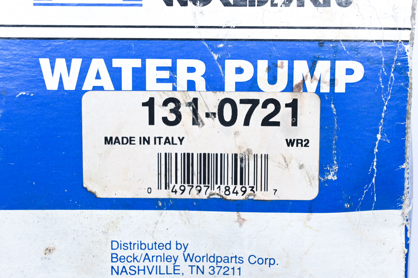 Beck Arnley 131-0721, PA 294, PA294 Water Pump Kit NOS