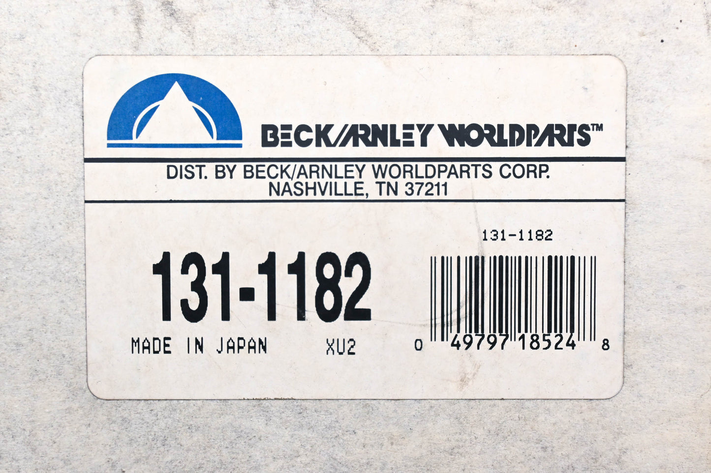 Beck Arnley 131-1182 GMB Water Pump Kit NOS