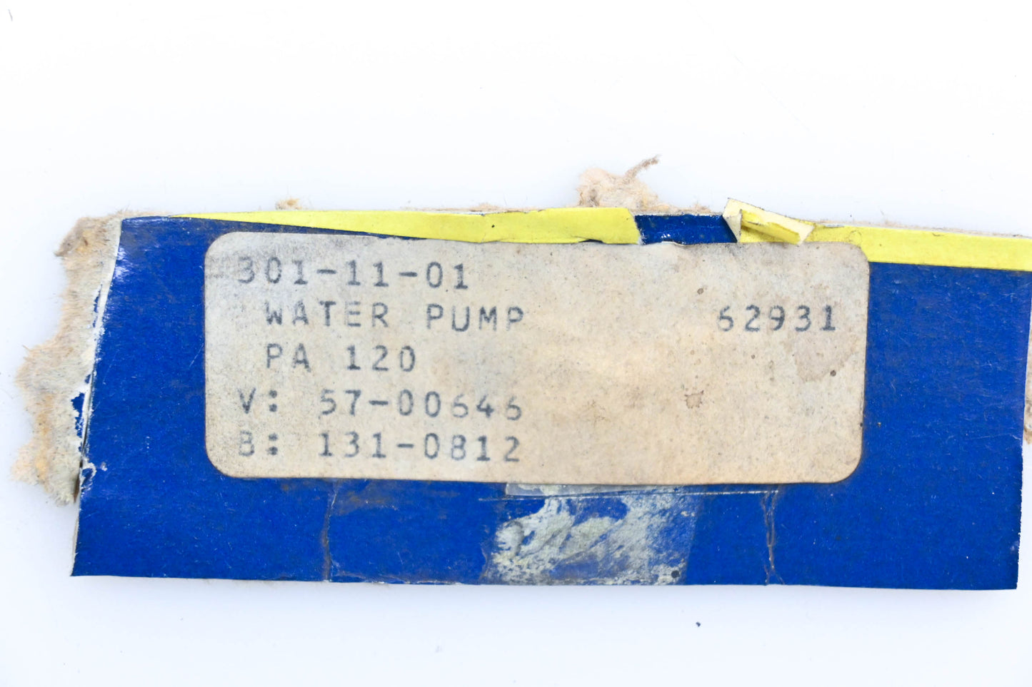 SIL 131-0812, PA 120, QCP 456 Water Pump Kit NOS