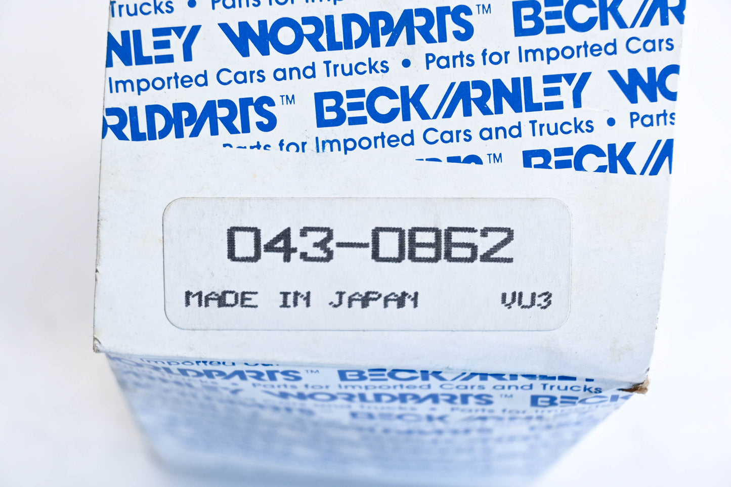 Beck Arnley 043-0862, W27-217 Fuel Filter Kit NOS