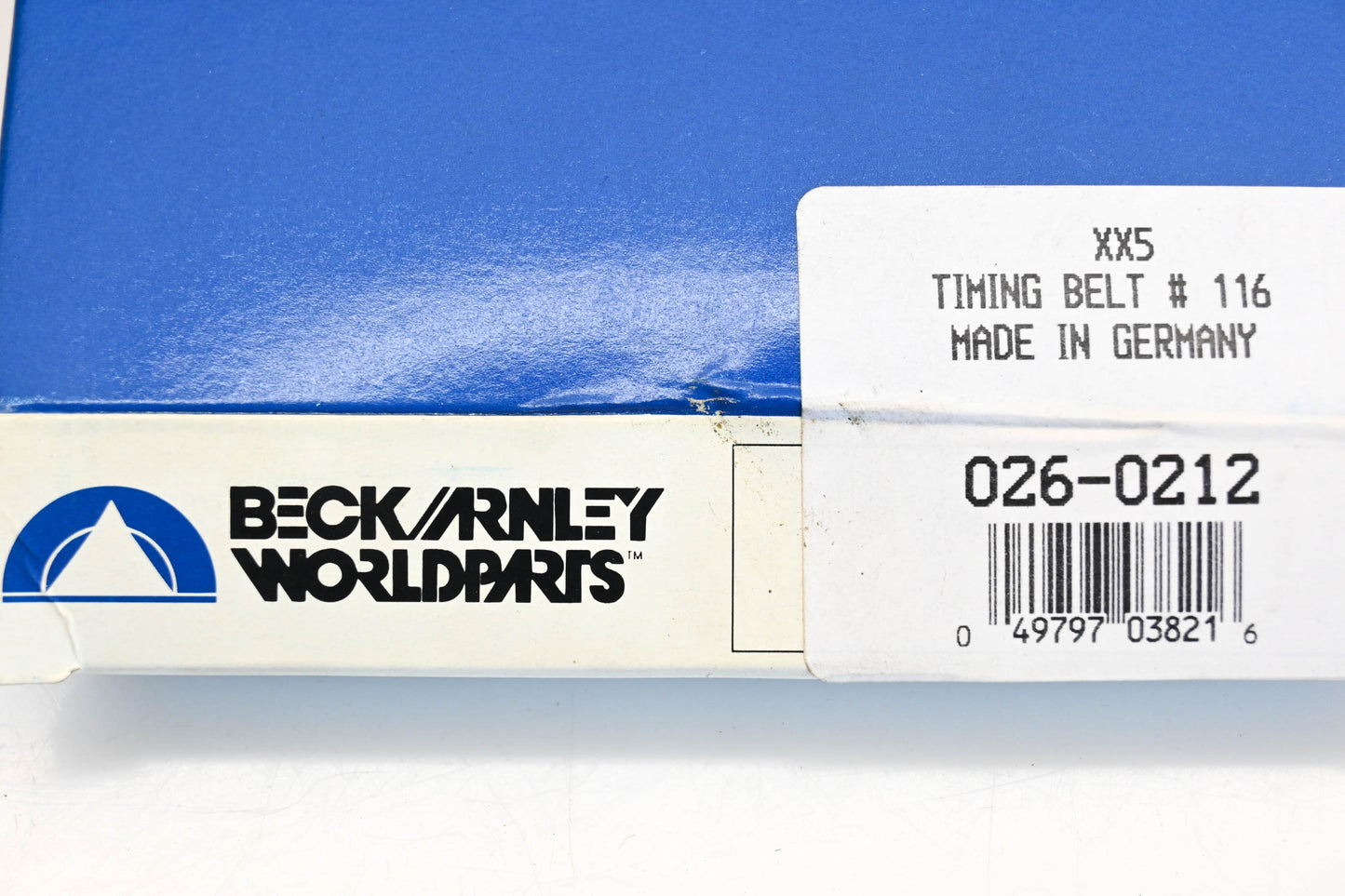 Beck/Arnley 026-0212, 13028-AA010, B-116 CRP Automotive Timing Belt NOS