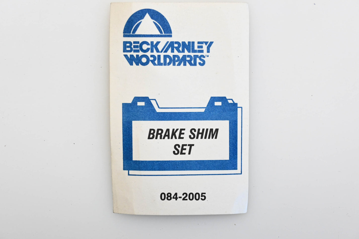 Beck/Arnley 084-2005 Brake Pad Shim Kit NOS