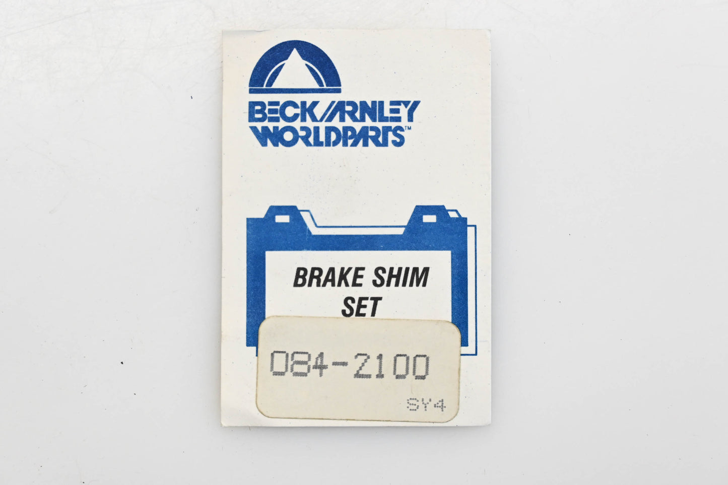 Beck/Arnley 084-2100 Brake Pad Shim Kit NOS
