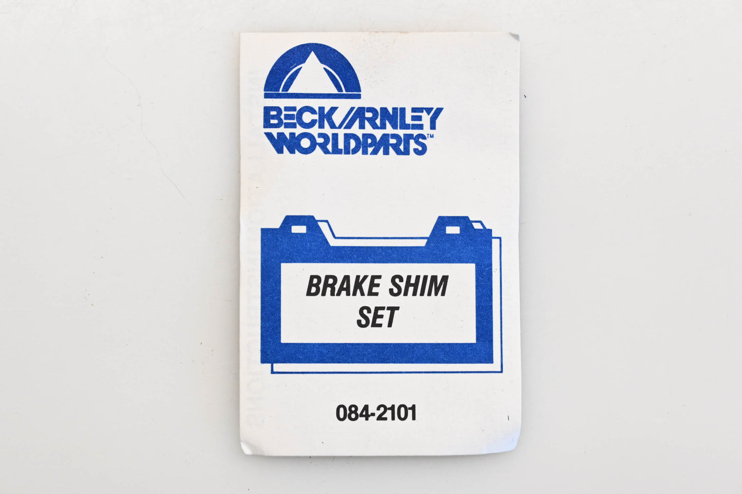 Beck/Arnley 084-2101 Brake Pad Shim Kit NOS