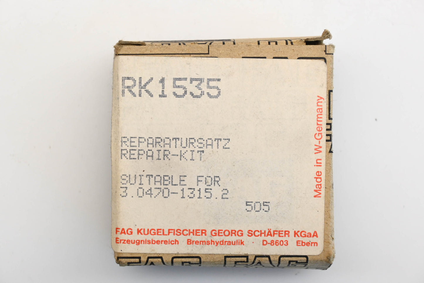 FAG RK1535, 3.0470-1315.2 Wheel Cylinder Repair Kit NOS