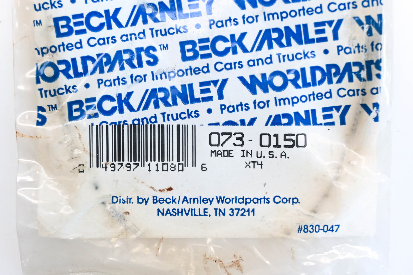 Beck/Arnley Brake Hose NOS