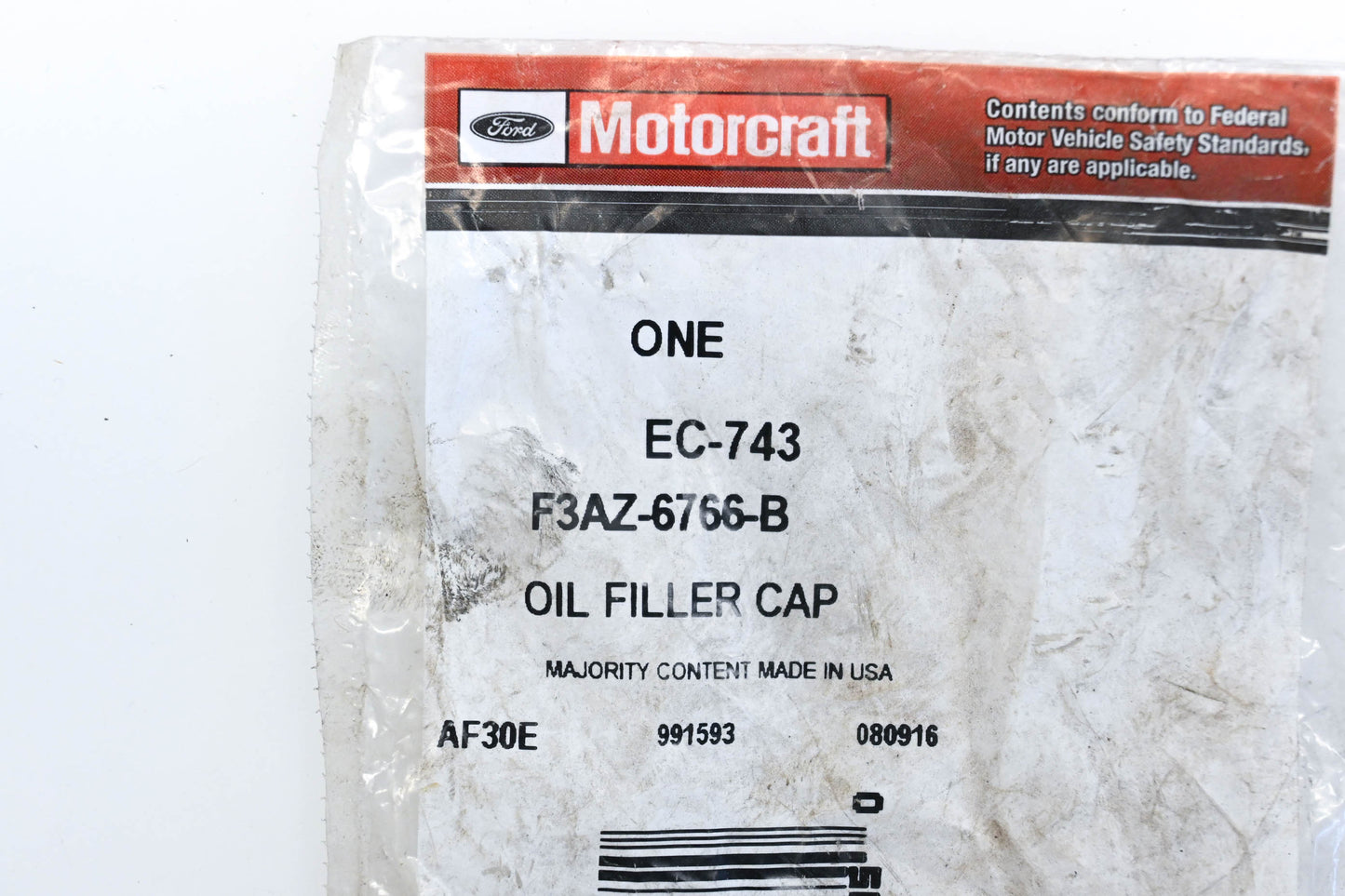 New OEM Motorcraft Oil Filler Cap NOS