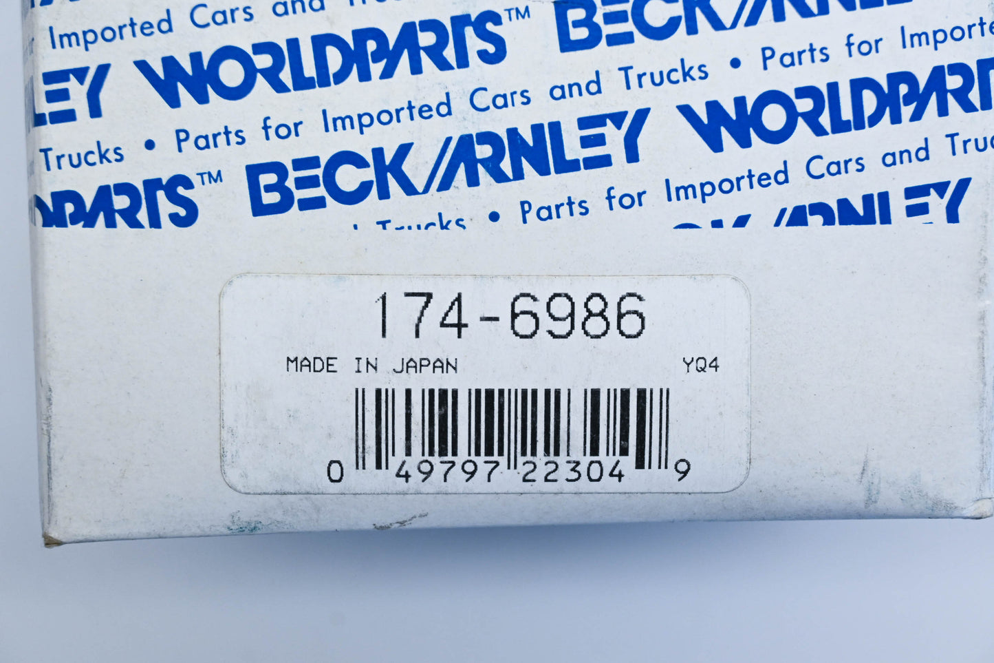 Beck/Arnley Distributor Cap Kit NOS