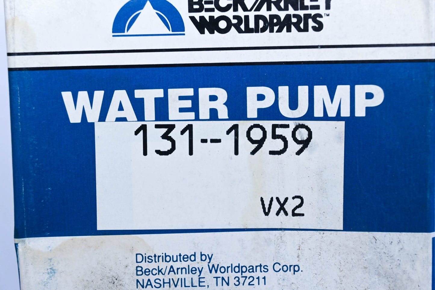 Beck/Arnley Water Pump Kit NOS