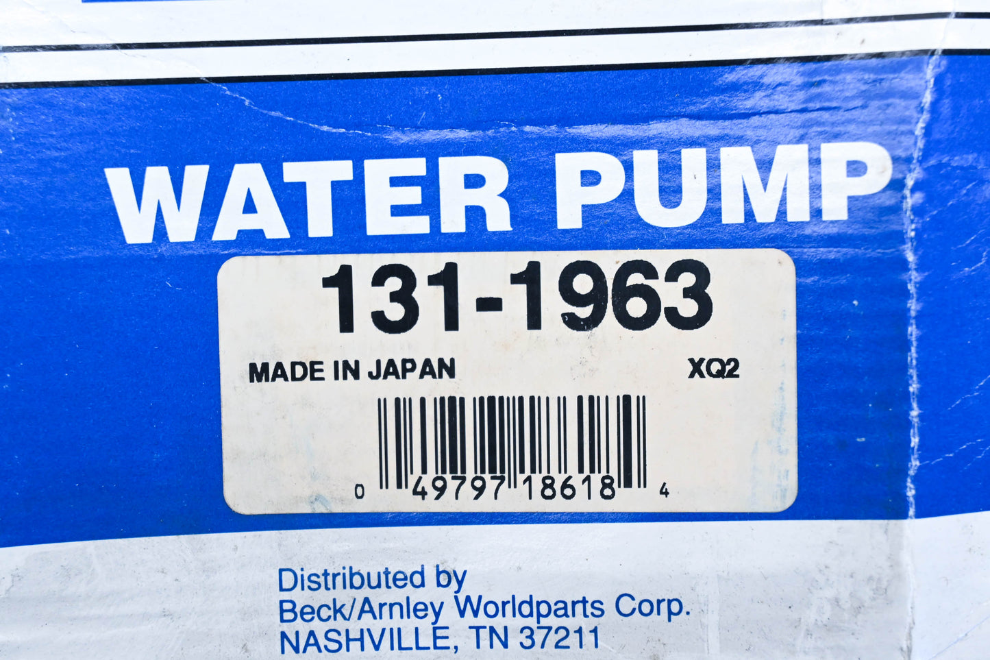 Beck/Arnley NPW Water Pump Kit NOS