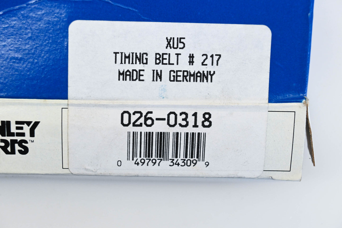 Beck/Arnley 026-0318, 271 705-6 217 Contitech Timing Belt NOS