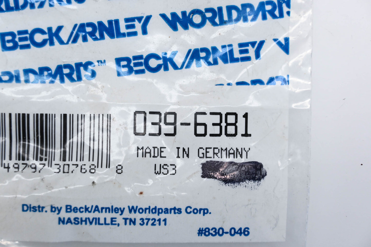 Beck/Arnley 039-6381 Valve Cover Grommets Qty 2 NOS