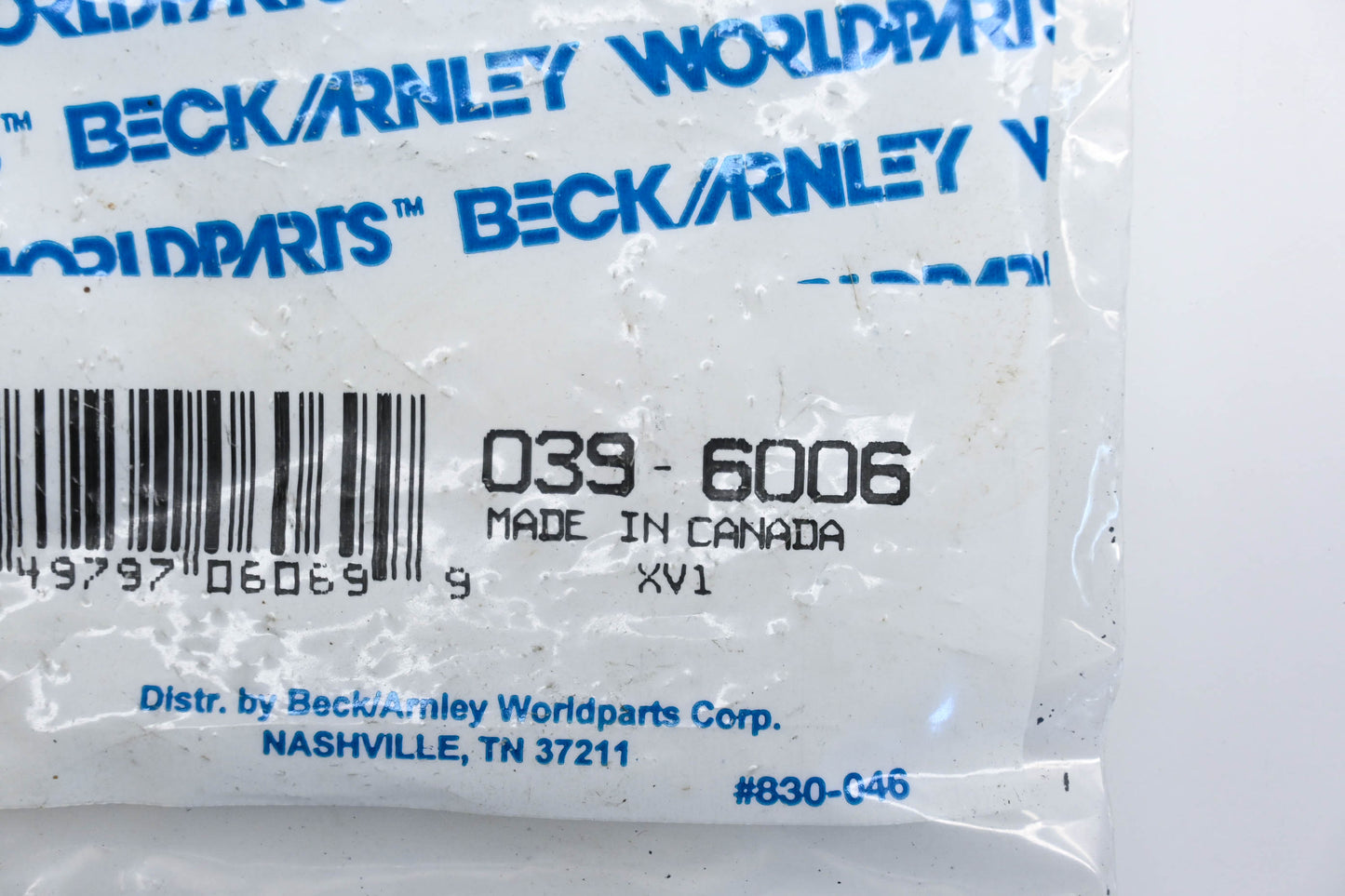 Beck/Arnley 039-6006 Exhaust Pipe Flange Gasket NOS