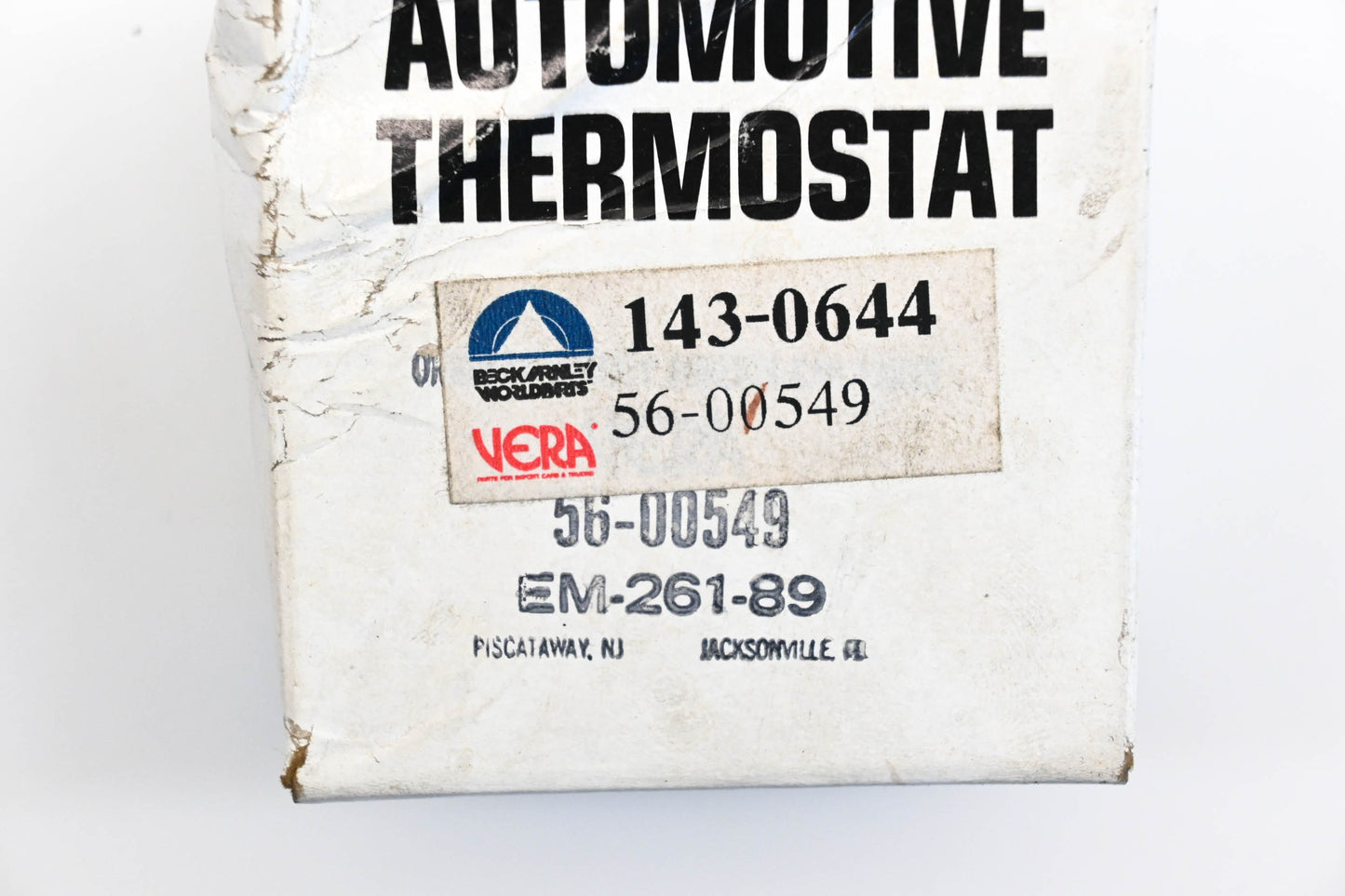 Aftermarket 143-0644, 56-00549, EM-261-89 Thermostat NOS