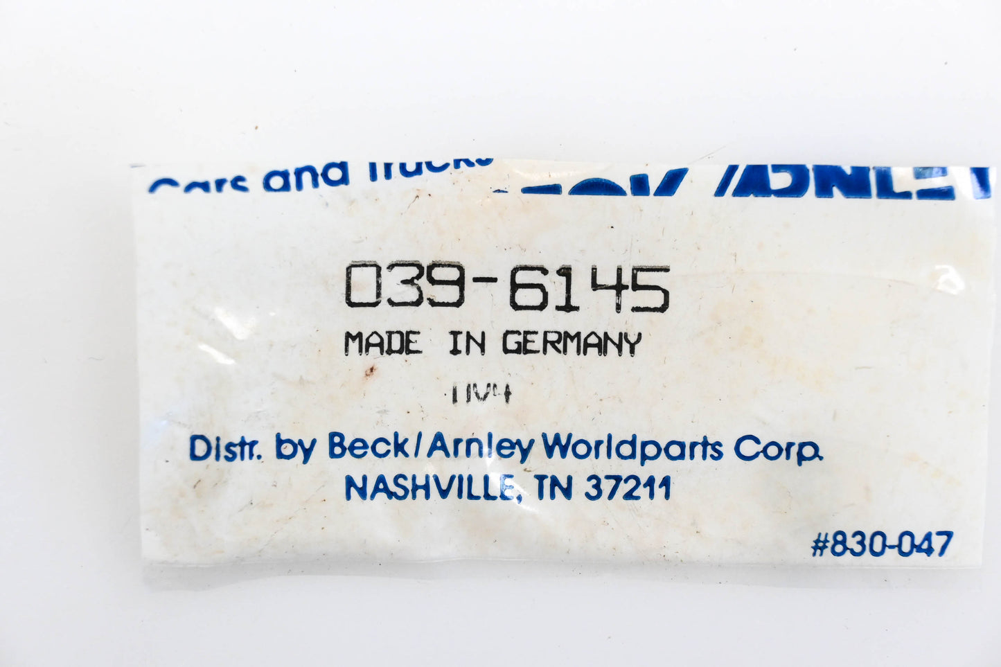 Beck/Arnley 039-6145 Gasket NOS