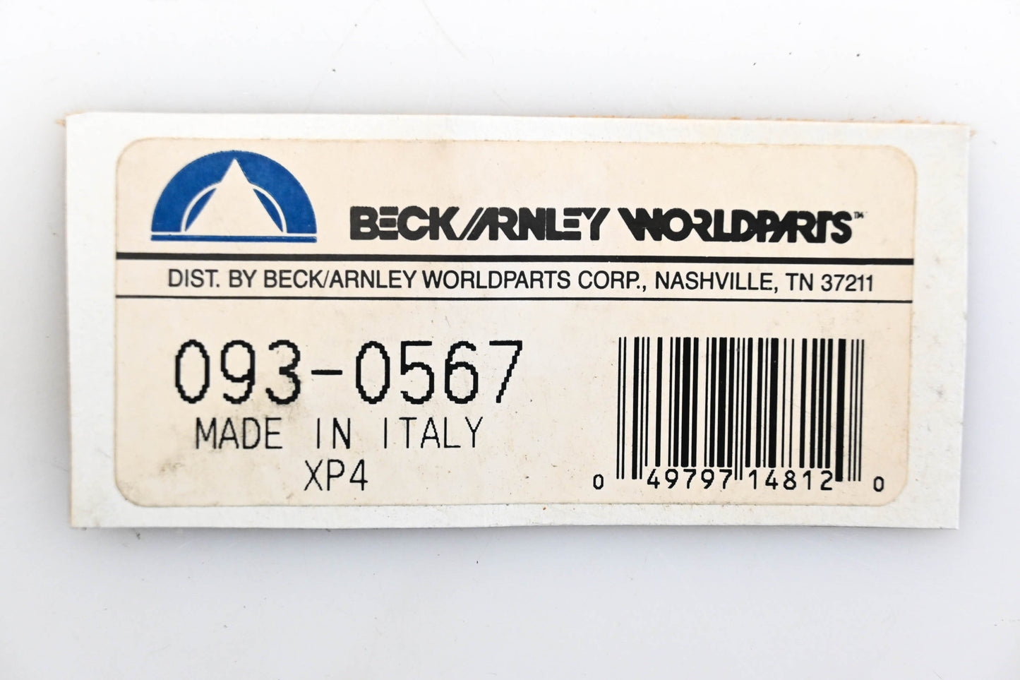 Beck/Arnley 093-0567 Clutch Cable NOS