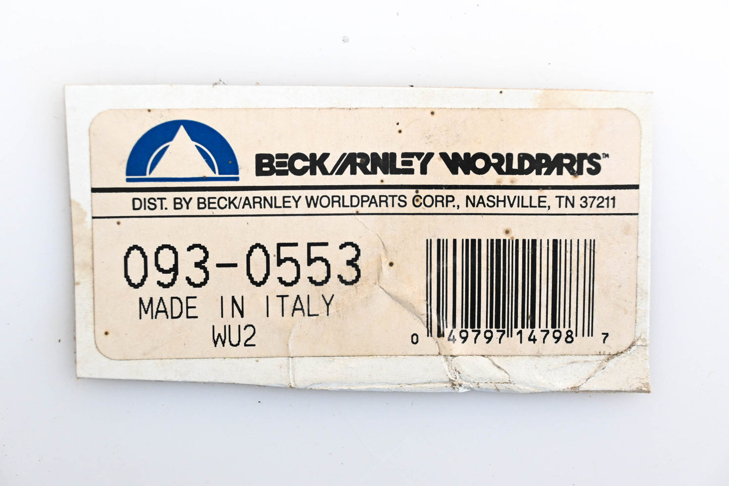 Beck/Arnley 093-0553 Clutch Cable NOS