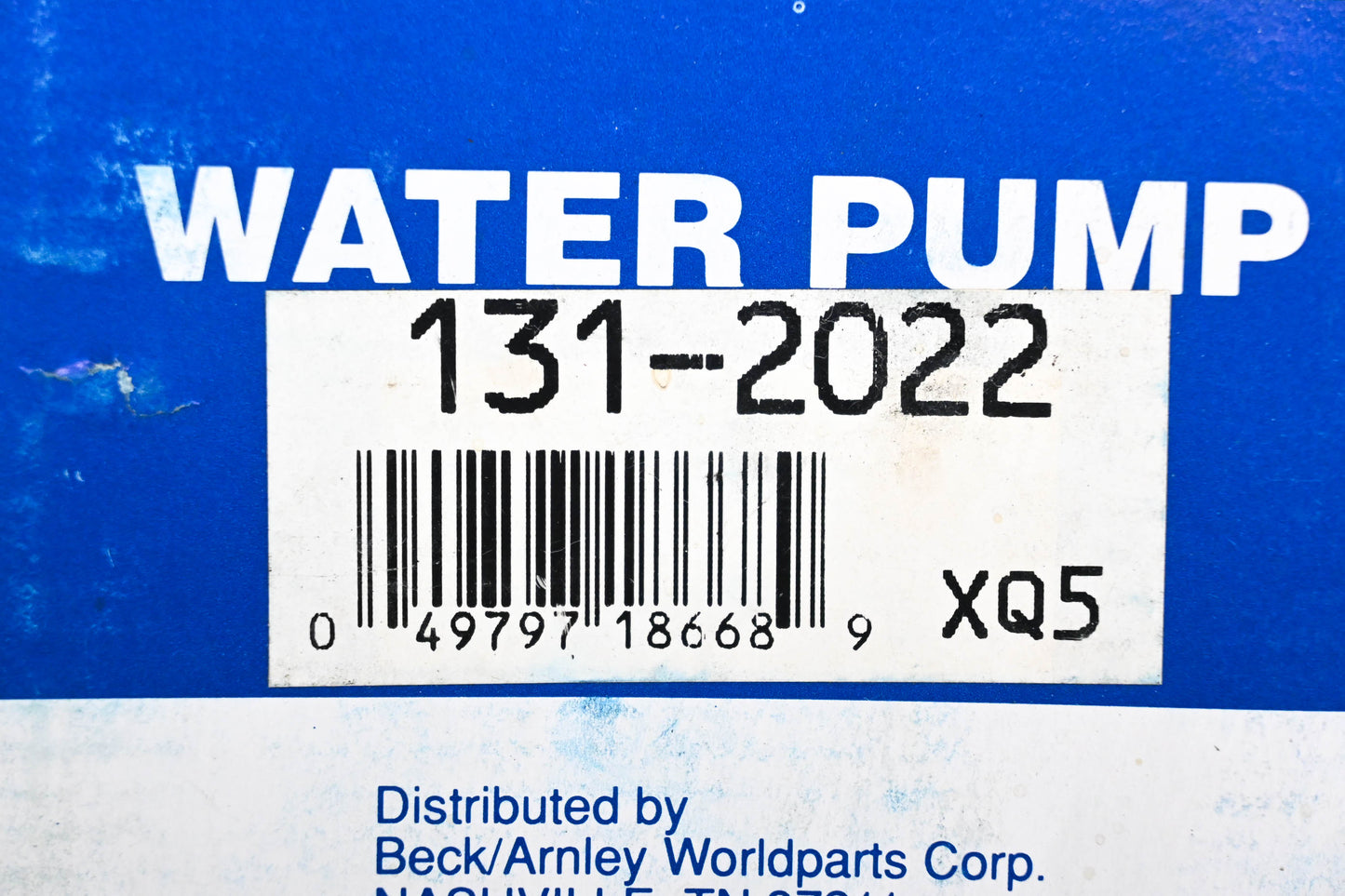 Beck/Arnley 131-2022 NPW Water Pump Kit NOS