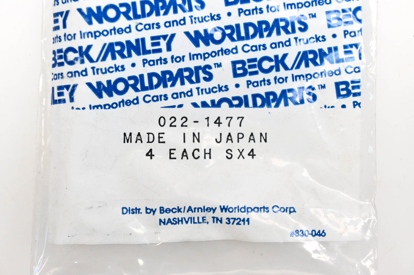 Beck/Arnley 022-1477 Valve Stem Seals Qty 4 NOS