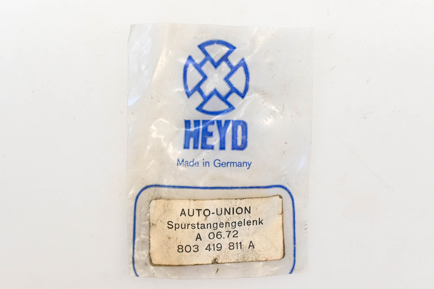 HEYD 803 419 811 A, A 06.72 Tie Rod End NOS