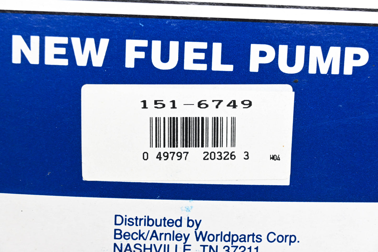 Beck/Arnley 151-6749 Mechanical Fuel Pump Kit NOS