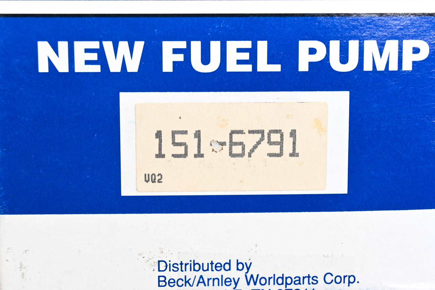 Beck/Arnley 151-6791 Mechanical Fuel Pump Kit NOS