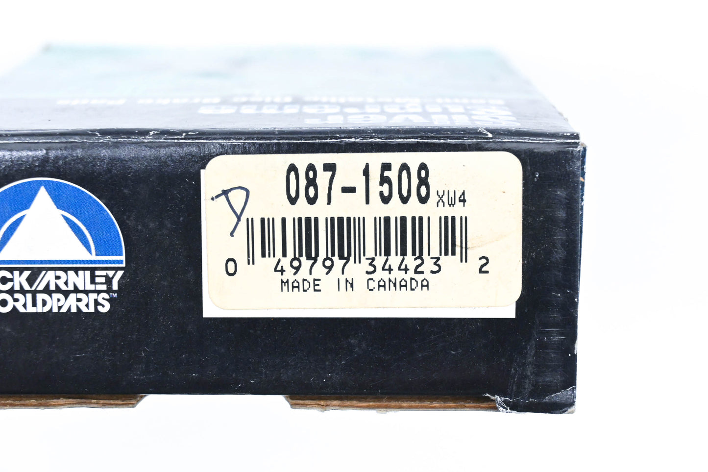 Beck/Arnley 087-1508 Silver Supreme Semi-Metallic Disc Brake Pad Kit NOS