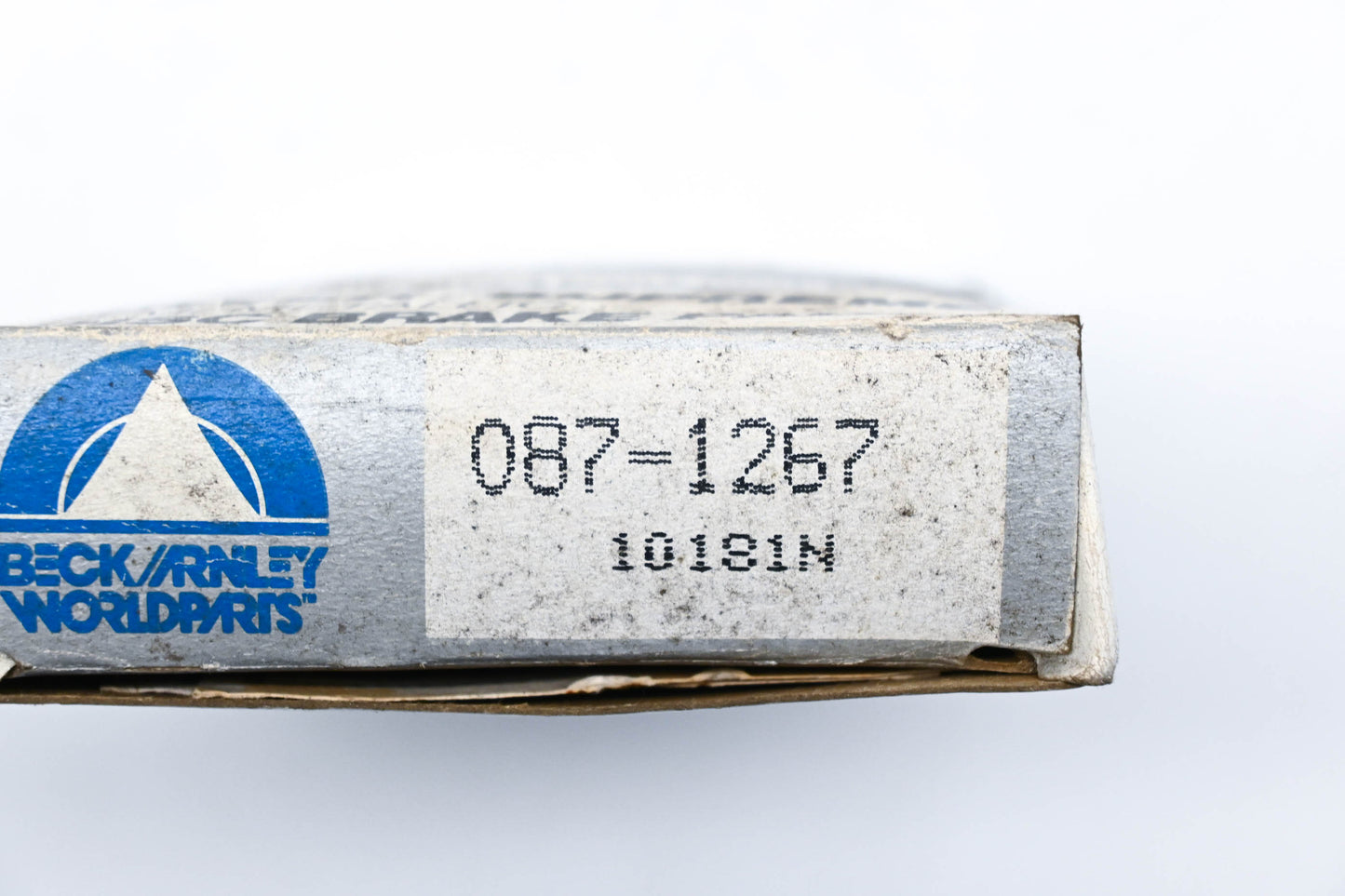 Beck/Arnley 087-1267, 10181N Silver Supreme Semi-Metallic Disc Brake Pad Kit NOS