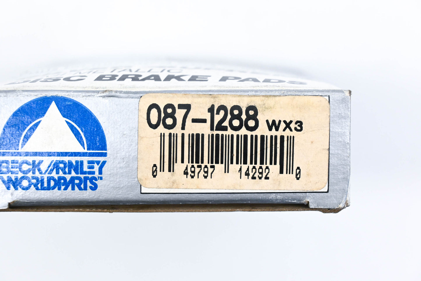 Beck/Arnley 087-1288 Silver Supreme Semi-Metallic Disc Brake Pad Kit NOS