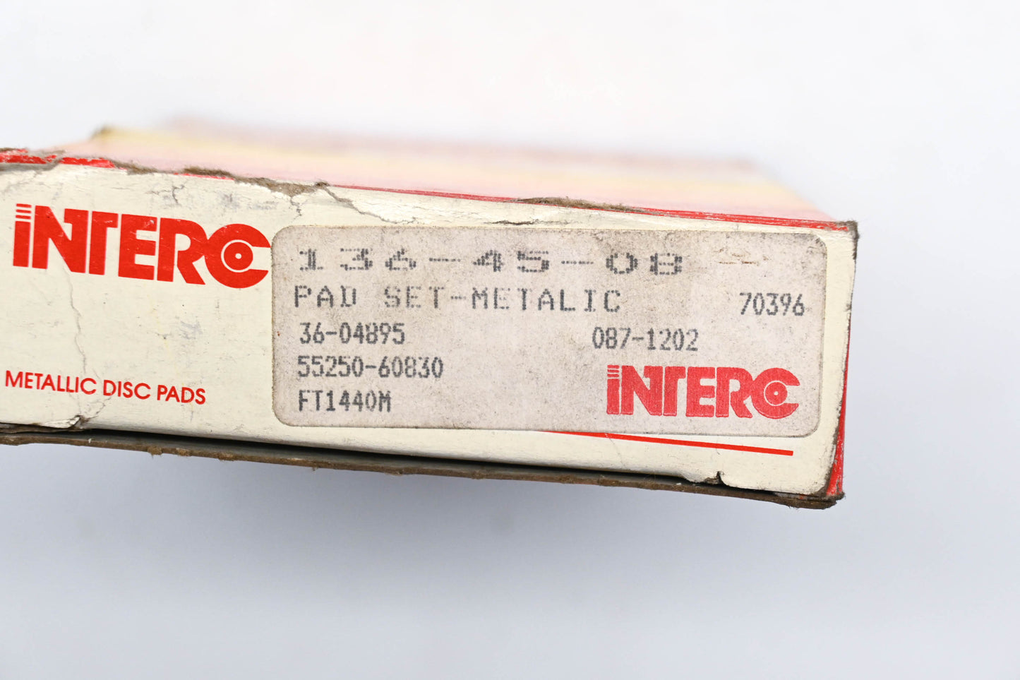Interco 087-1202, 36-04895, 55250-60830 Disc Brake Pad Kit NOS