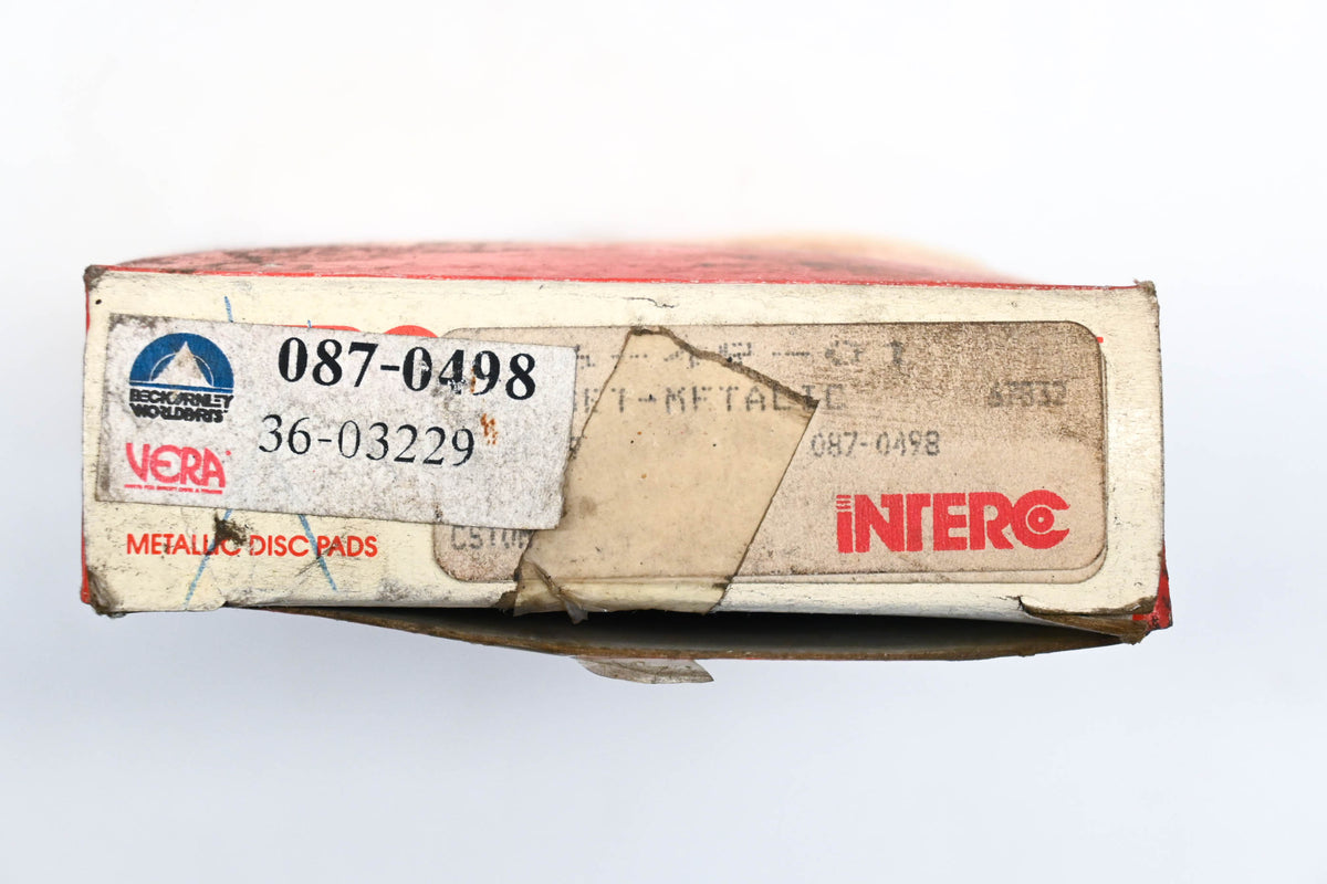 Interco 087-0498, 36-03229 Disc Brake Pad Kit NOS