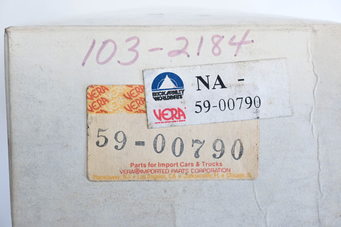 Vera 103-2184, 59-00790 CV Joint Boot NOS