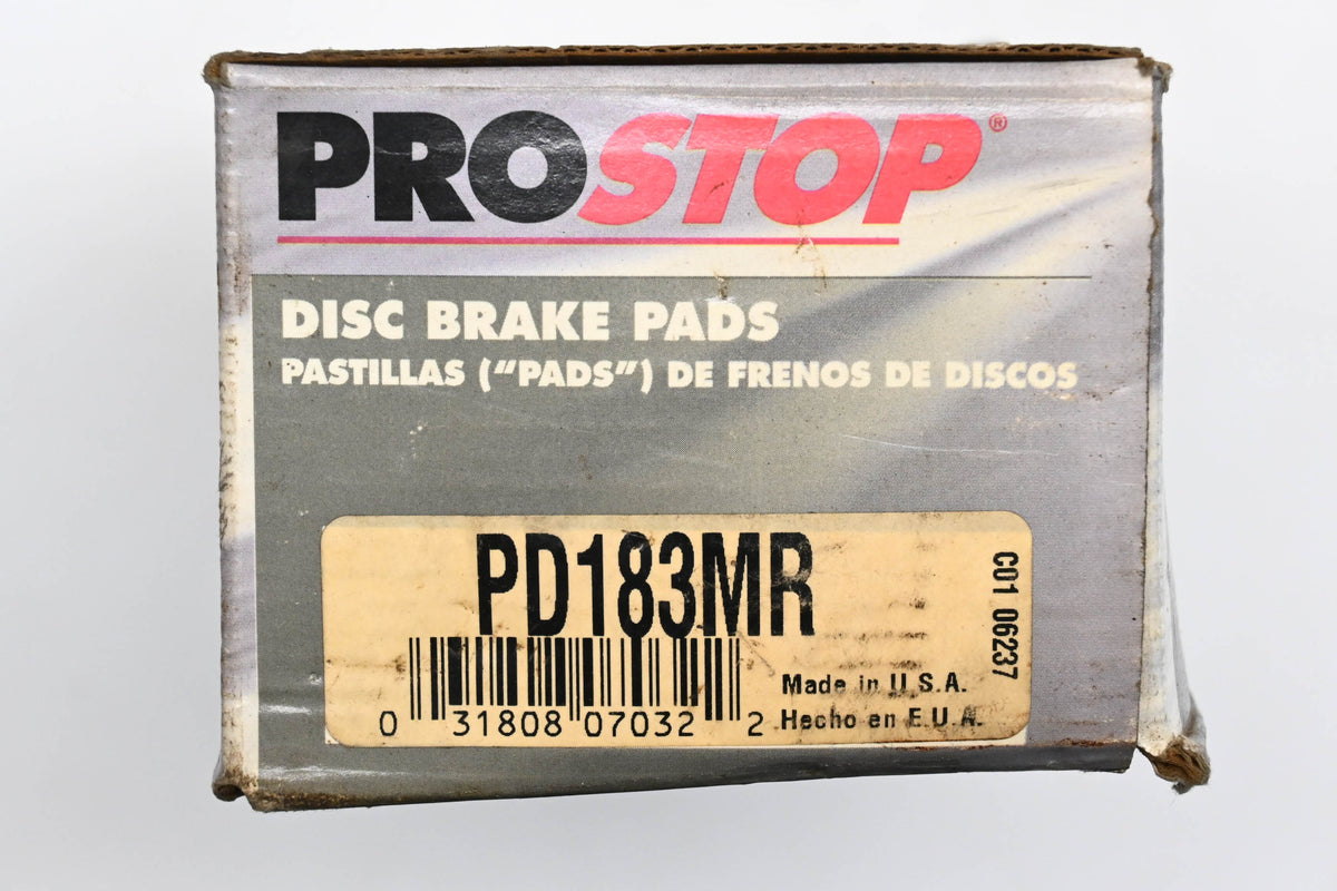 ProStop PD183MR, ZX159, D183M Disc Brake Pad Kit NOS