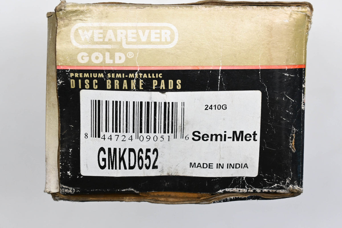WearEver GMKD652 Gold Premium Semi-Metallic Disc Brake Pad Kit NOS