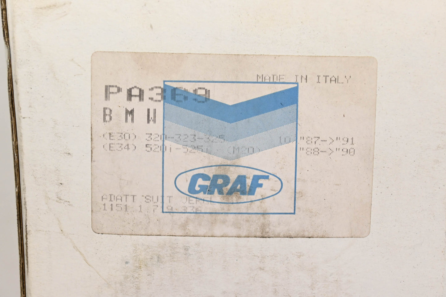 GRAF 131-2059, PA369 BMW Water Pump Kit NOS