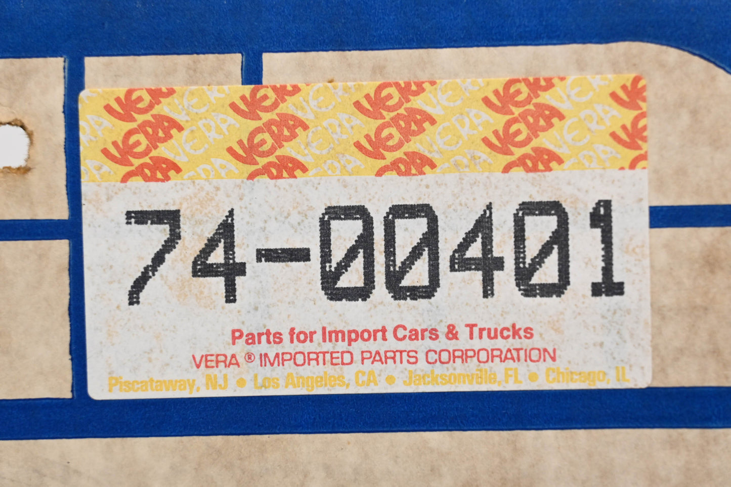 Vera 044-0183, 74-00401 Automatic Transmission Filter Kit NOS