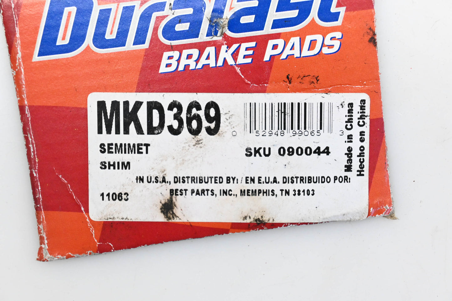 Duralast MKD369 Disc Brake Pad Kit NOS