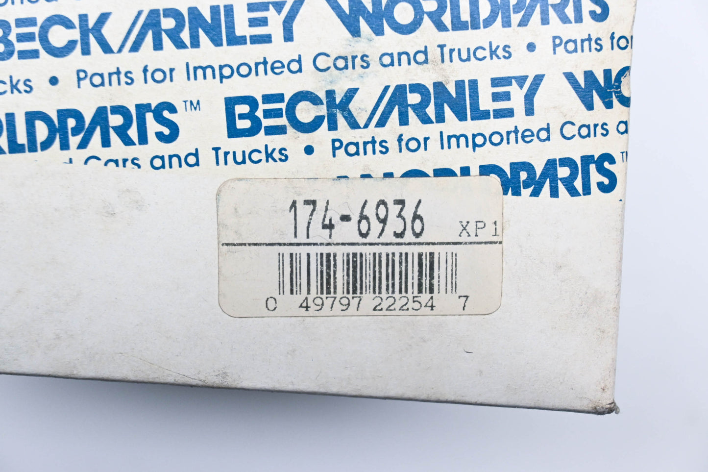 Beck Arnley 174-6936 Distributor Cap Kit NOS