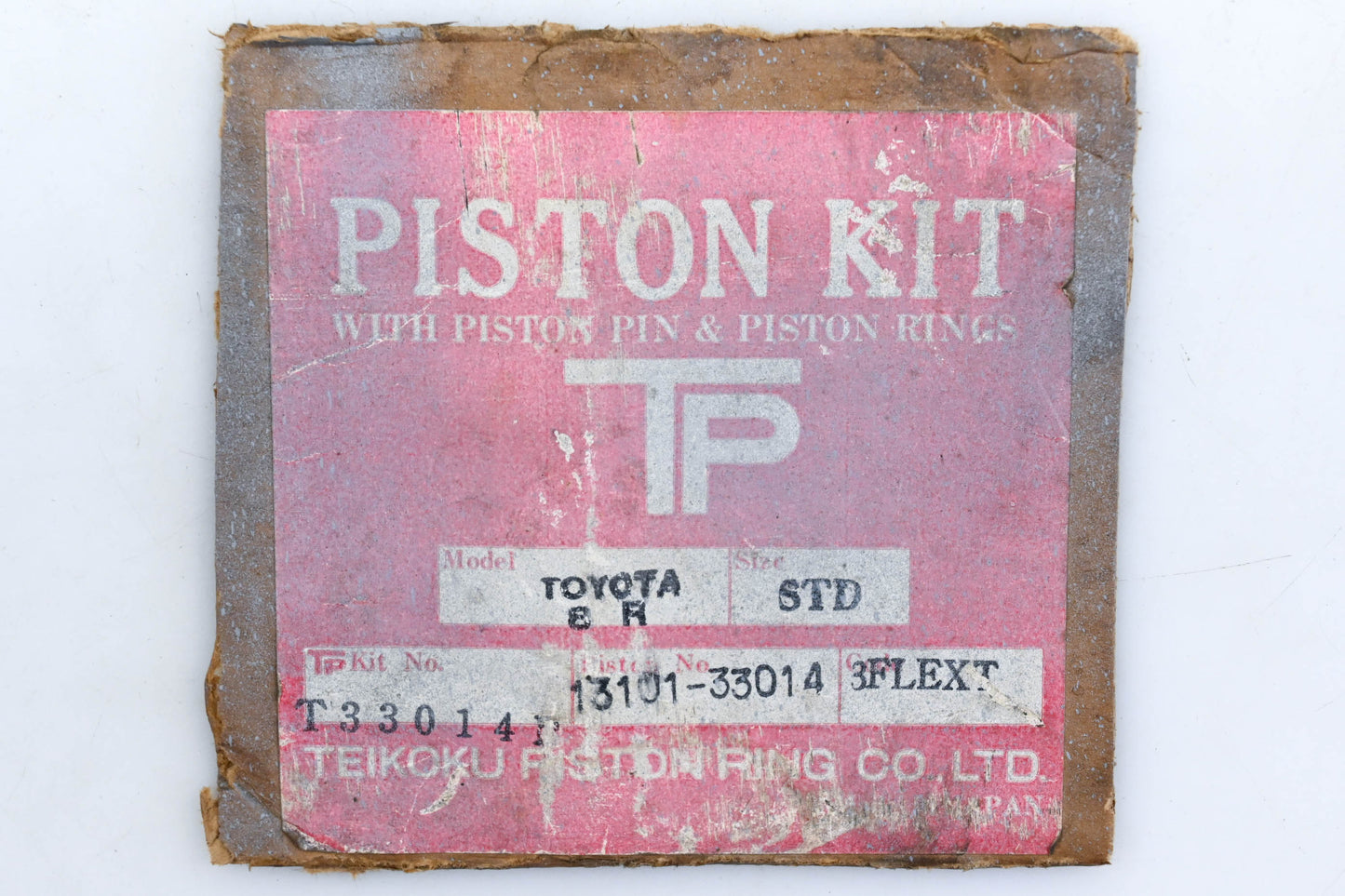 Teikoku Piston Ring 13101-33014, T33014B Toyota 8R Piston Kit NOS