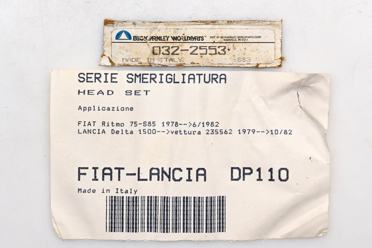 Beck/Arnley 032-2553, DP110 Payne Fiat-Lancia Head Gasket Kit NOS