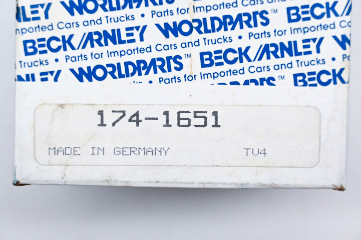 Beck/Arnley 174-1651 Distributor Cap NOS