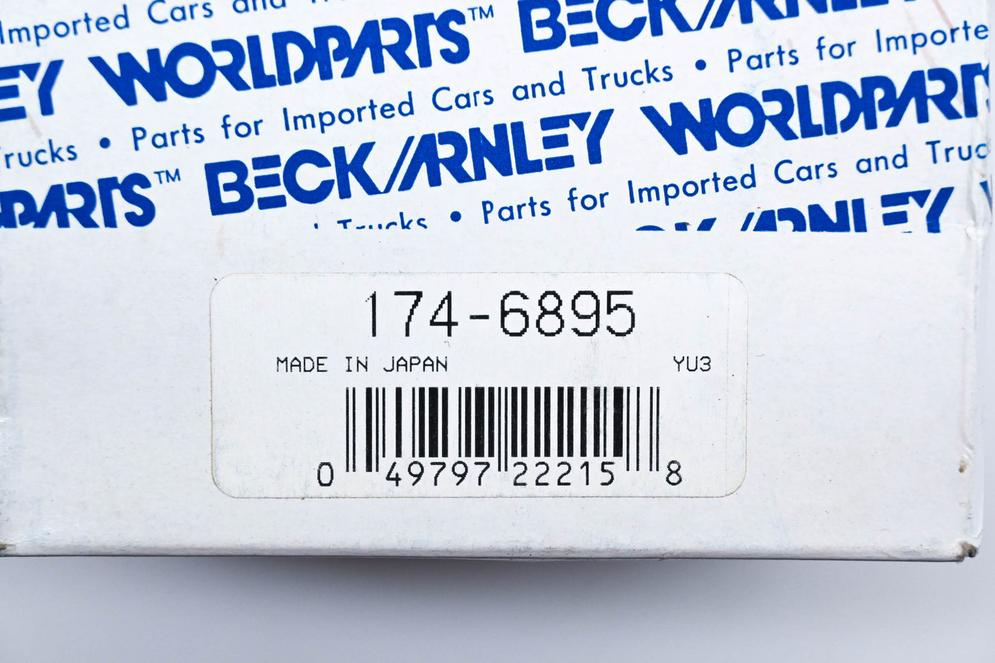 Beck/Arnley 174-6895, 511106 111 Distributor Cap NOS