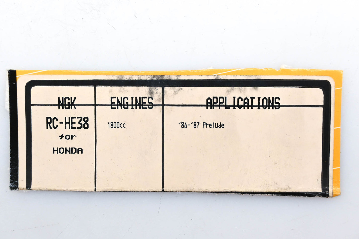 NGK RC-HE38 84-87 Honda Prelude Spark Plug Wire Kit NOS