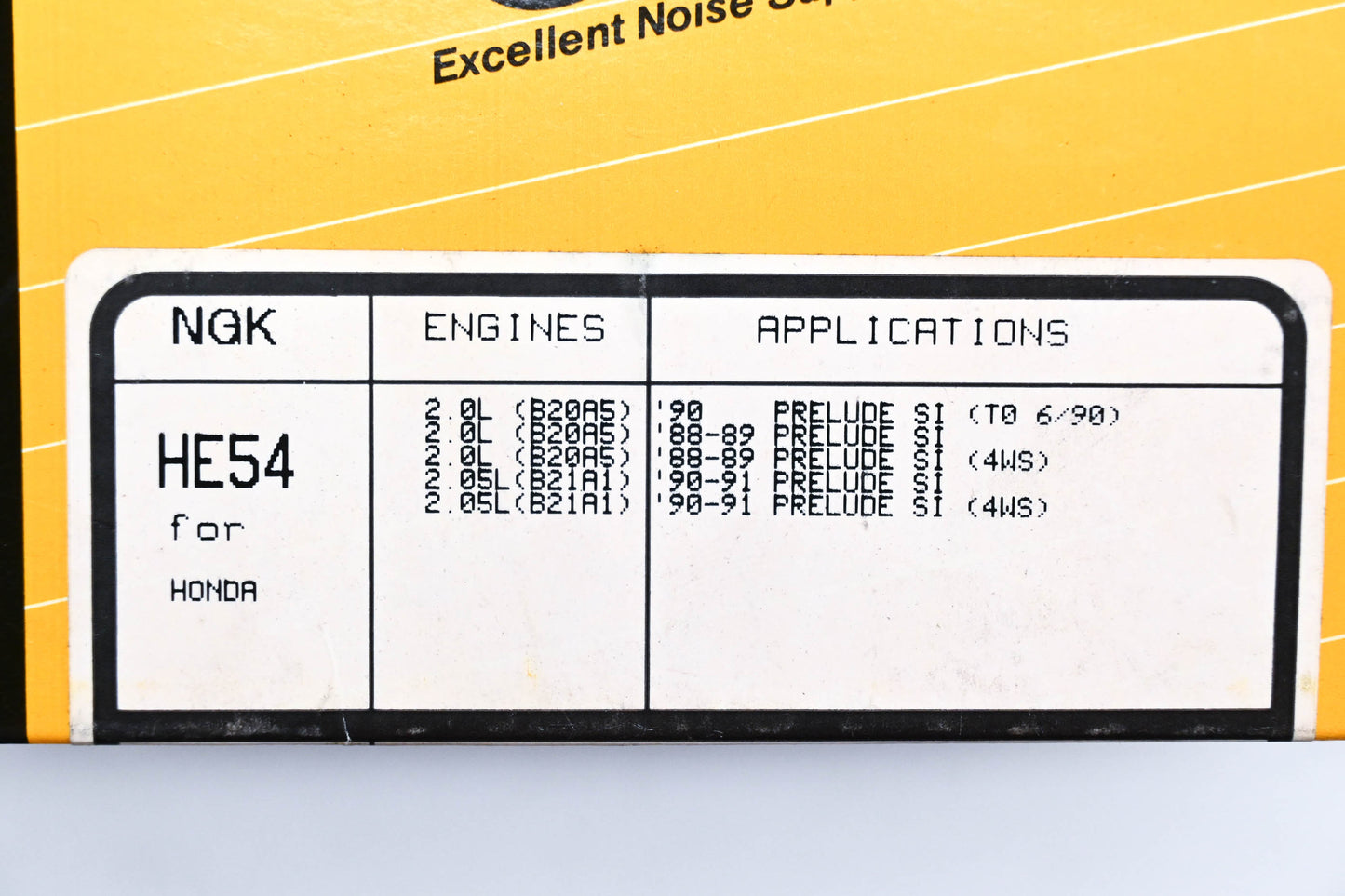 NGK HE54 Honda Spark Plug Wire Kit NOS