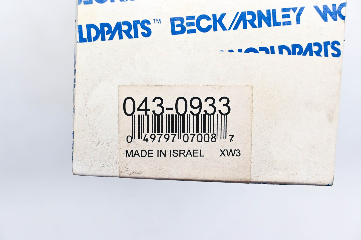 Beck/Arnley 043-0933, FF71 Fuel Filter NOS