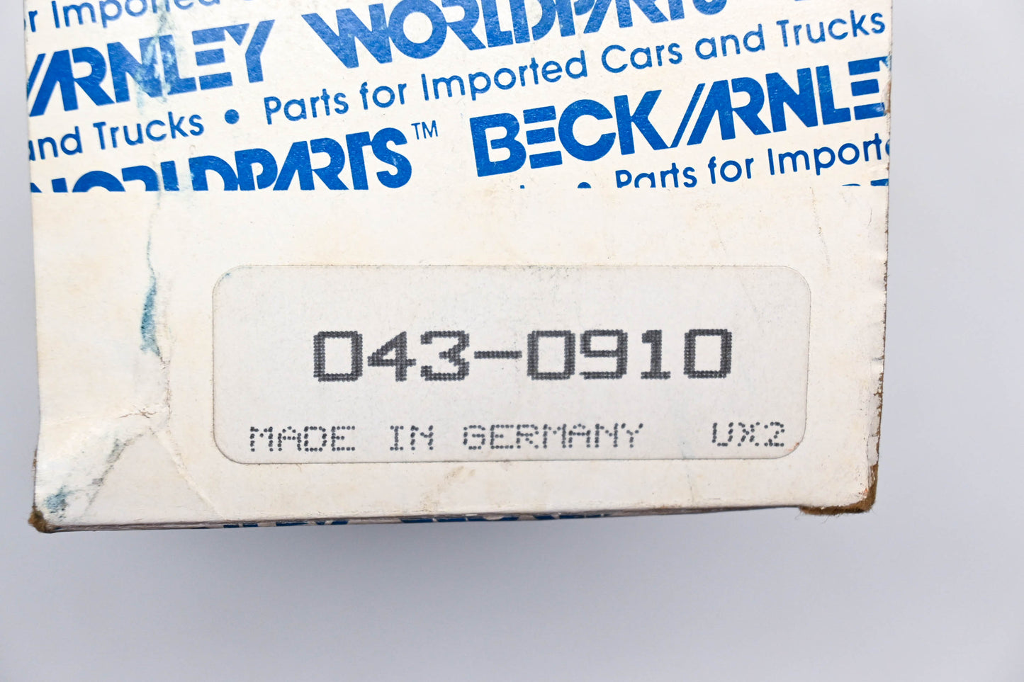 Beck/Arnley 043-0910, AK-10-LR Fuel Filter NOS