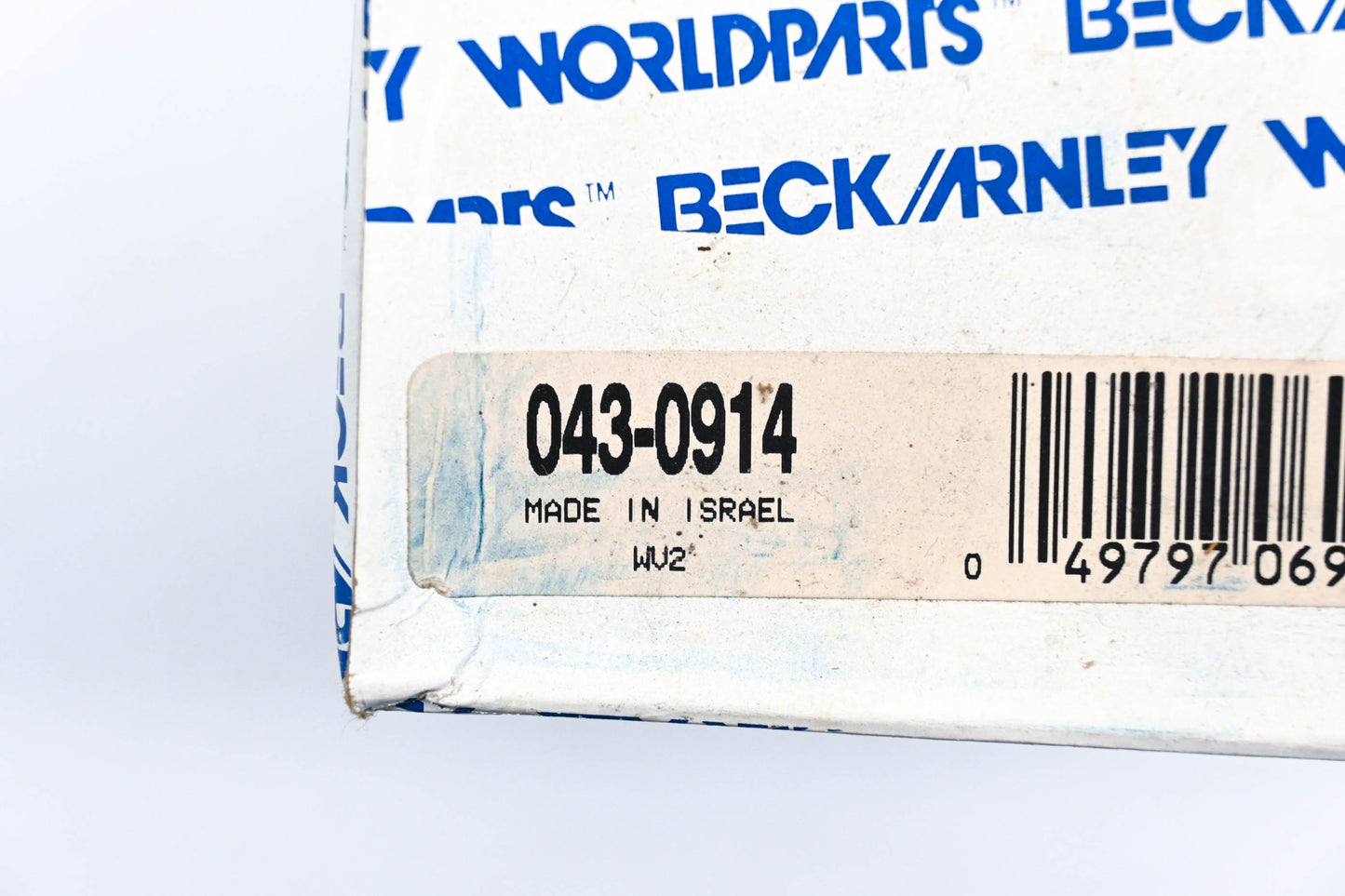 Beck/Arnley 043-0914 Fuel Filter NOS