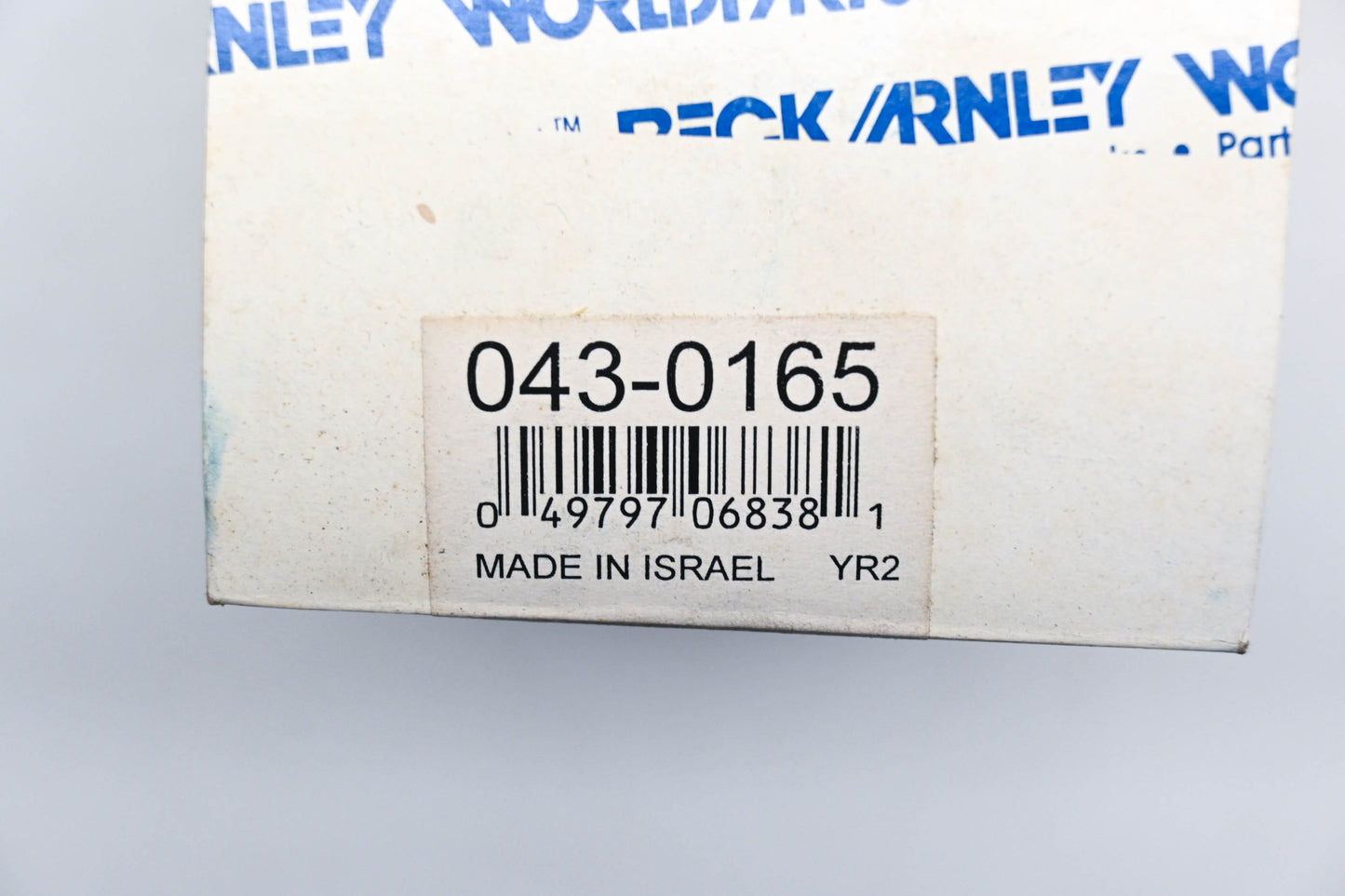 Beck/Arnley 043-0165 Fuel Filter NOS