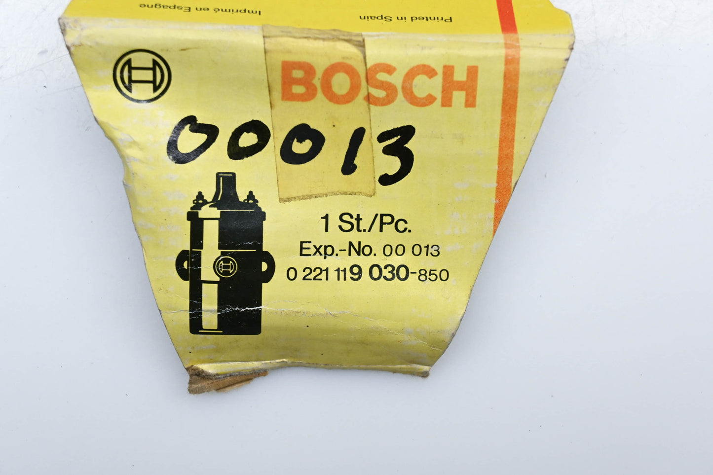 Bosch 0 221 119 030, 0 221 119 030-850, 00013 Ignition Coil NOS