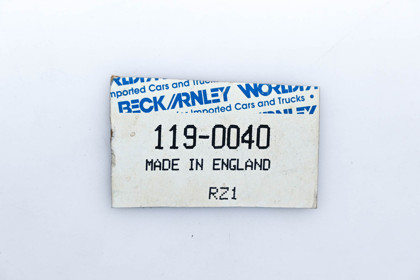 Beck/Arnley 119-0040 Lower Steering Link Bushing NOS